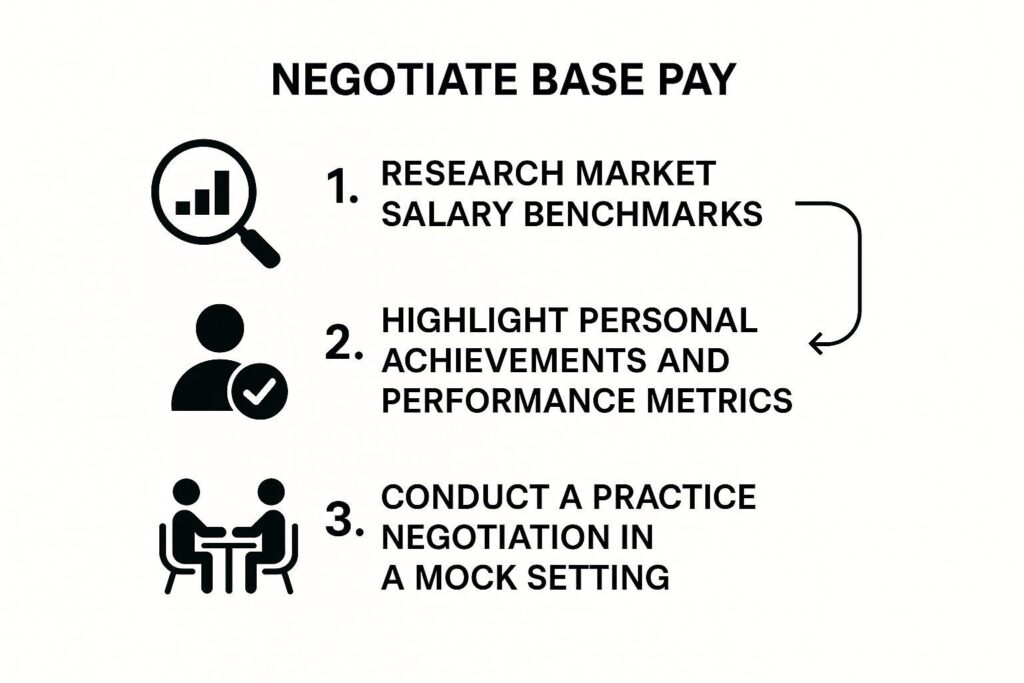 negotiating base pay