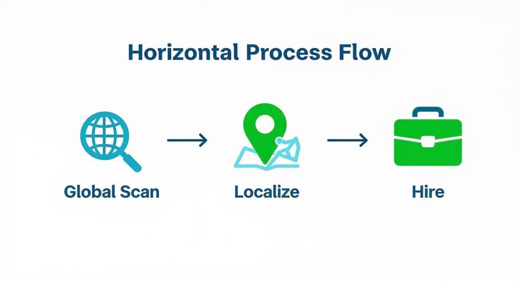 implementing recruitment innovation across different markets.