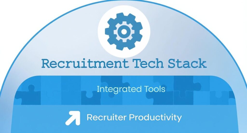  integrated tools form the foundation of a tech stack, directly boosting recruiter productivity and efficiency.